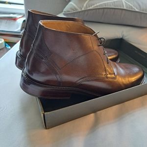 Johnston and Murphy, mahogony brown.